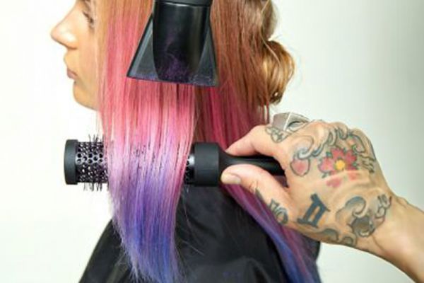 Color blow dry